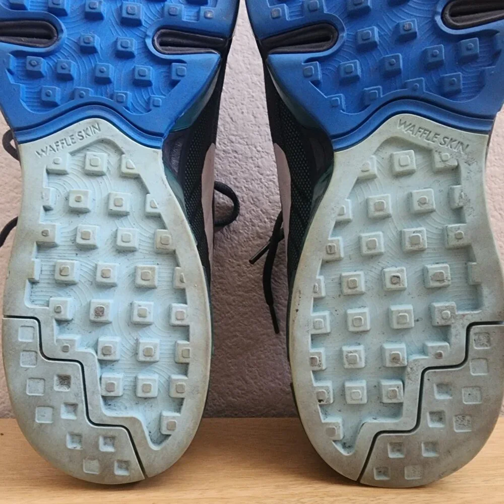 Nike Mens AirMax Tailwind 6 Mesh Running Shoes 621225-004 Grey Blue Volt Size 9